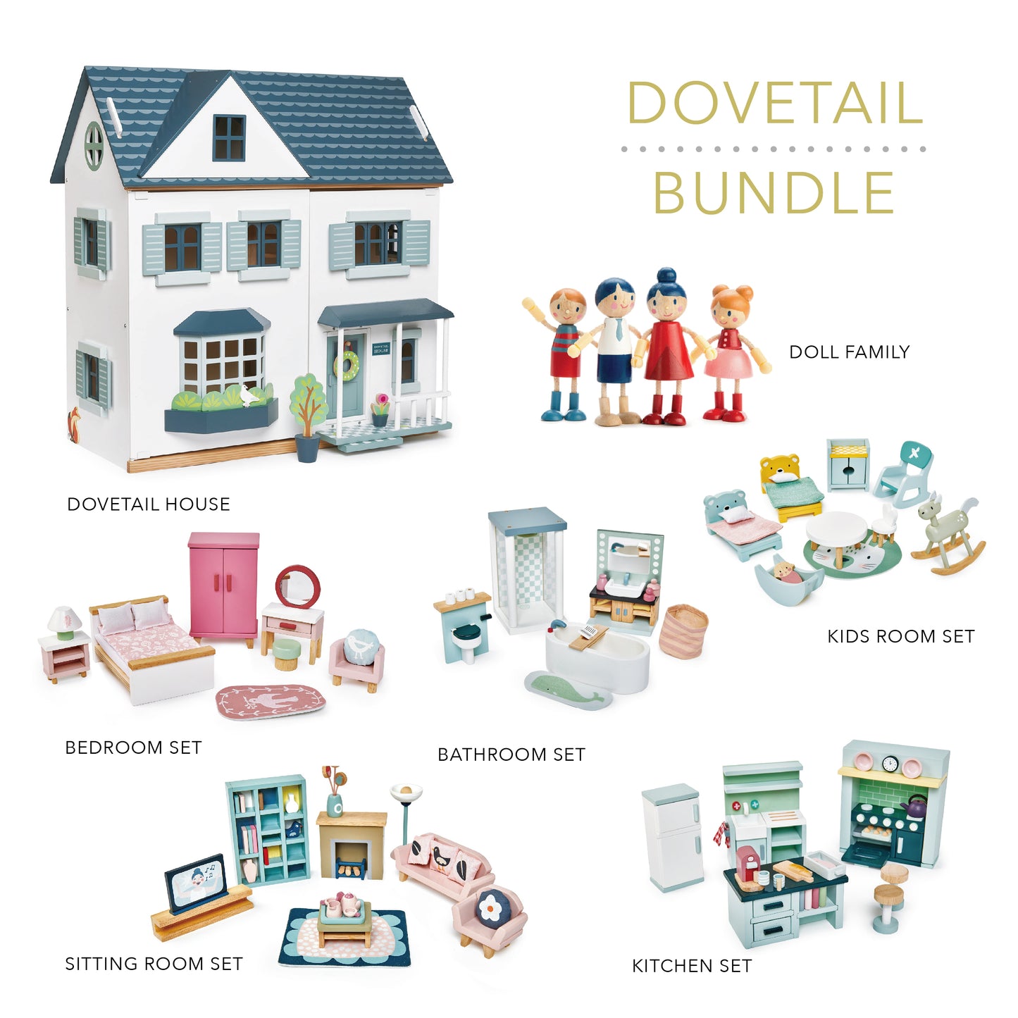 Tender Leaf Toys Dovetail House Bundle