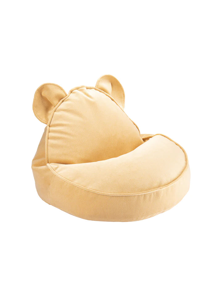 Wigiwama Velvet Salted Caramel Bear Beanbag