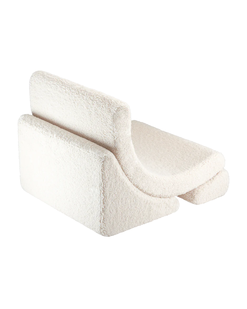 Children's modular moon chair Wigiwama Cream