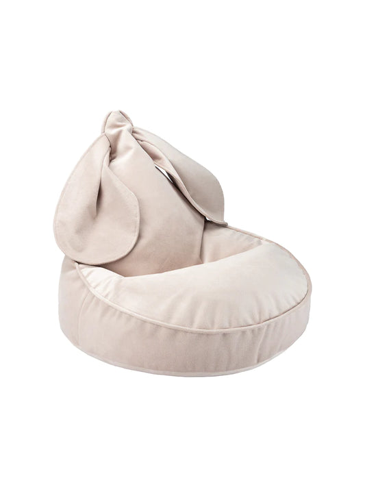 Wigiwama Velvet Dusty Beige Bunny Beanbag