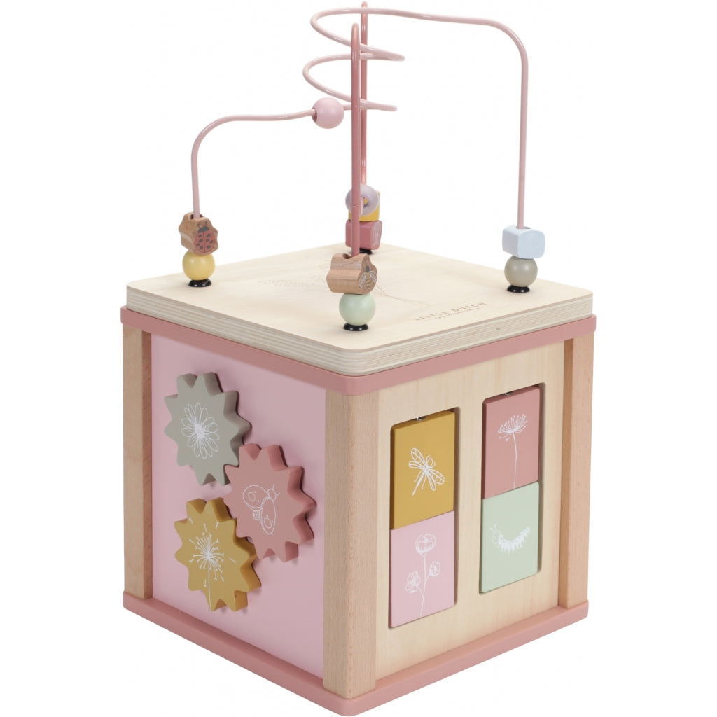 Little Dutch Wooden Activity Cube Flowers