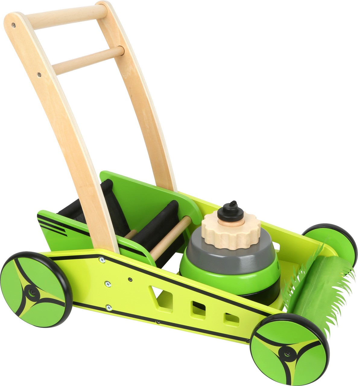 Wooden Lawn Mower Baby Walker