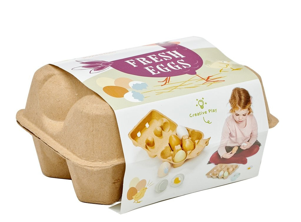 Tender Leaf Toys Wooden Eggs Set