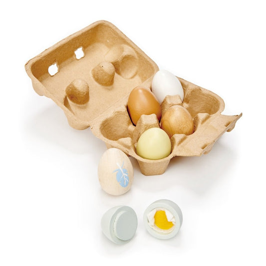 Tender Leaf Toys Wooden Eggs Set