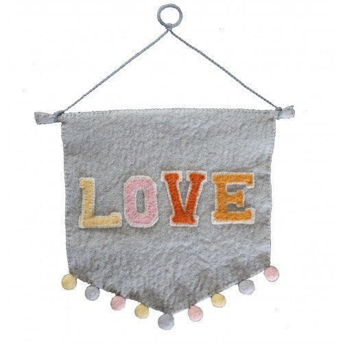 Fiona Walker Pastel Love Wall Pennant