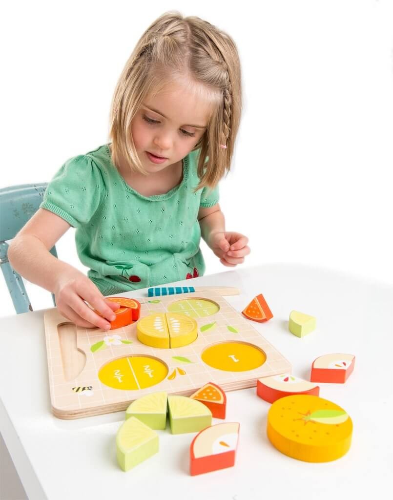 Tender Leaf Toys Citrus Fractions Puzzle