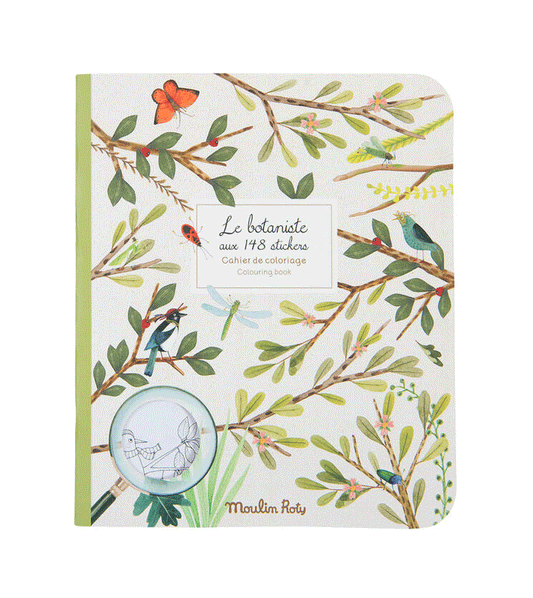 Moulin Roty Botanist colouring and sticker book