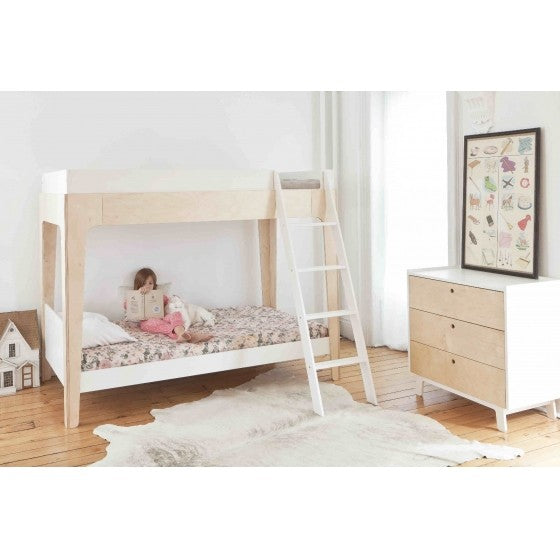 Oeuf NYC Perch Twin Bunk Bed Birch