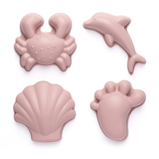 Scrunch Sand Moulds Footprint Set Old Rose