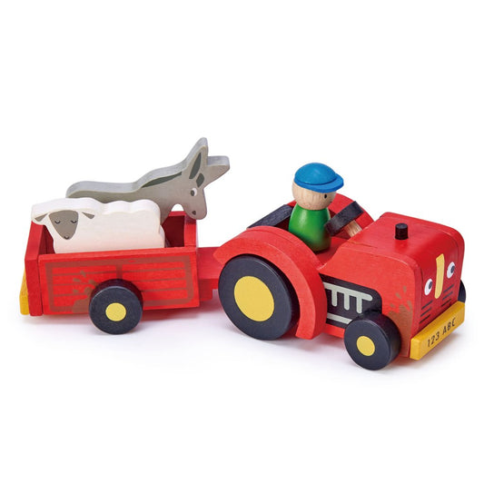 Tender Leaf Toys Tractor and Trailer