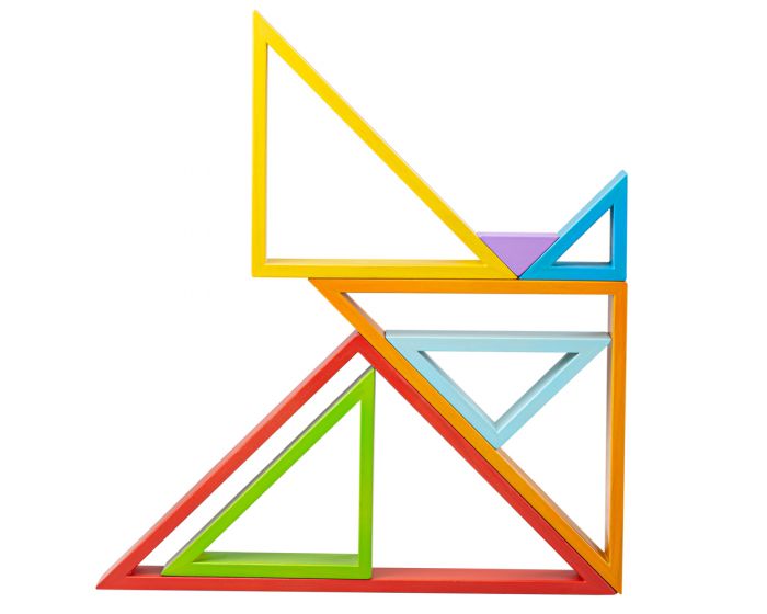 Bigjigs Wooden Stacking Triangles