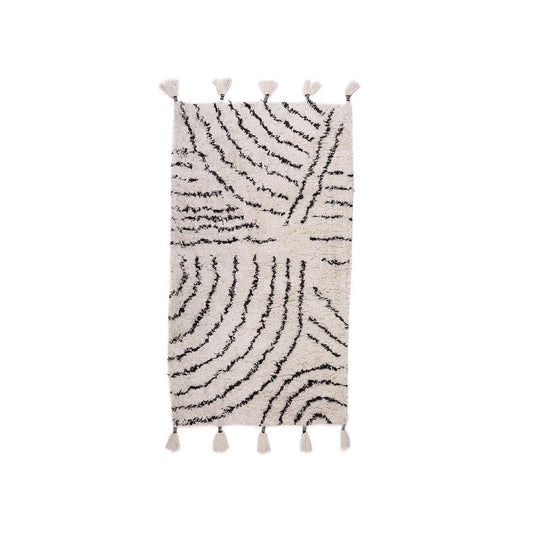 Kids Depot Berber Black & White Rug