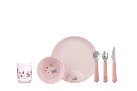 Little Dutch Dinnerware set Mio Flowers and butterflies 6 pieces