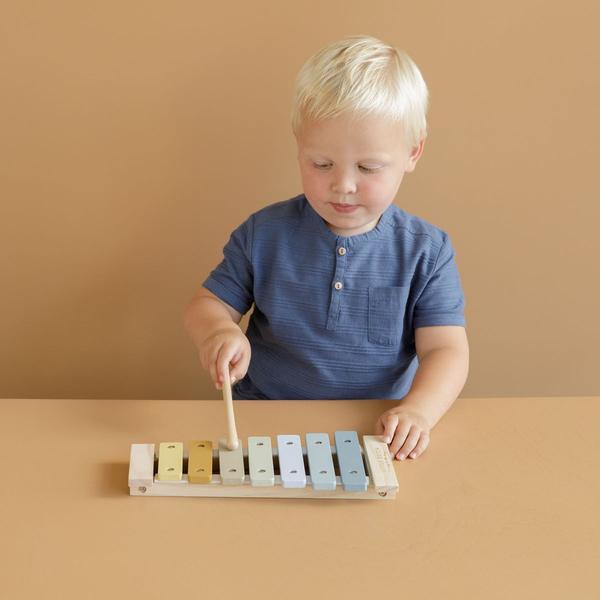 Little Dutch Wooden Xylophone Blue