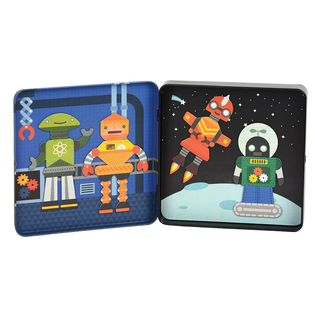 Petit Collage Magnetic Play Set Robot Remix